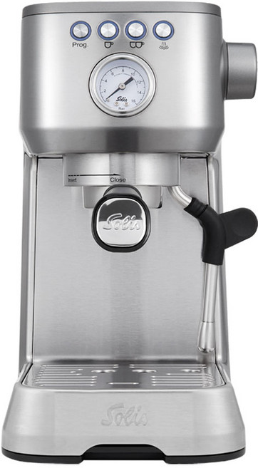 솔리스 스마트온도조절 바리스타 에스프레소 커피머신, TYPE1170S, Silver