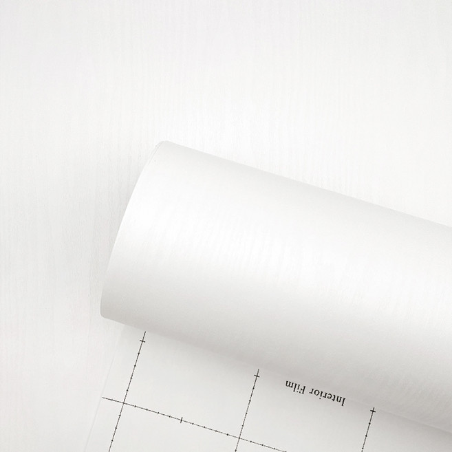 무늬목 나무시트지, 화이트