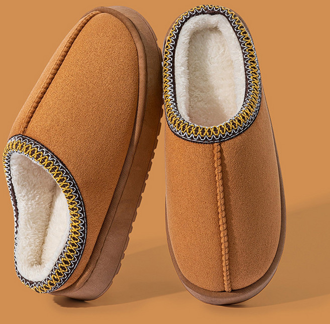 아트조이 윈터 털안감 실내화, 브라운, 1개