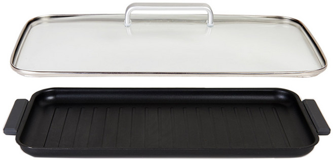 엔뚜마노 2구인덕션 전용 와이드 그릴 세트