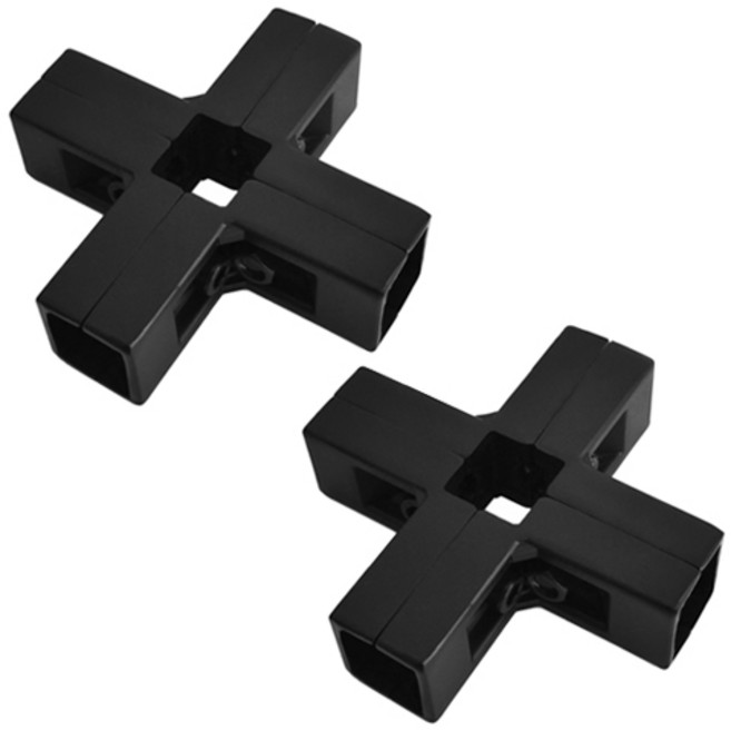 십자 관통형 도구 블랙, 2개