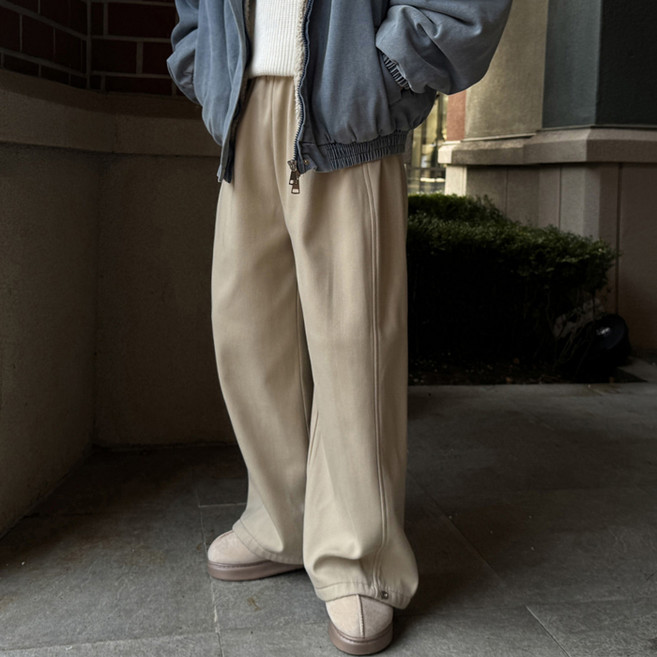 머시따 남성용 너절대춥지마 안감기모 코튼 팬츠