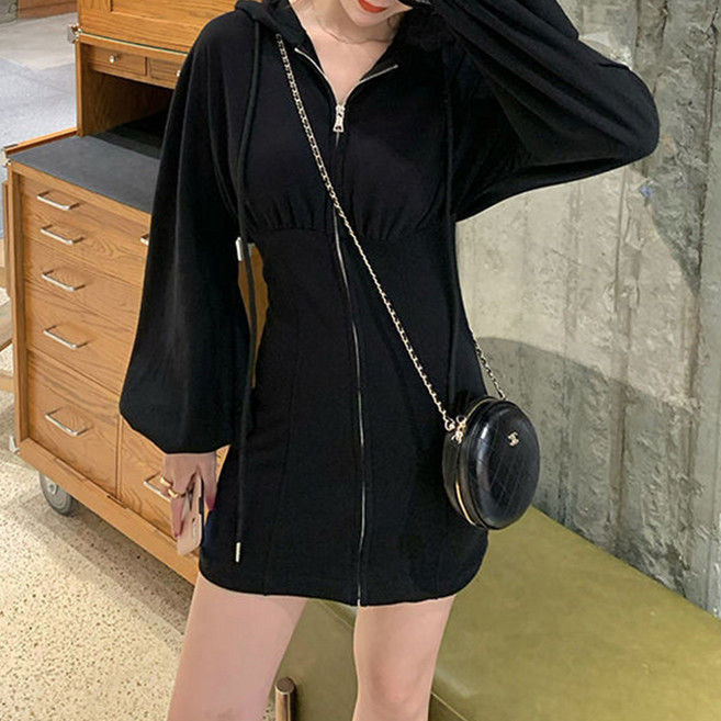 구디프 레이디 후드 집업 미니 원피스 빅사이즈 포함