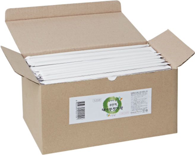 우진리빙 업소용 대나무 젓가락 24cm, 200개, 1세트