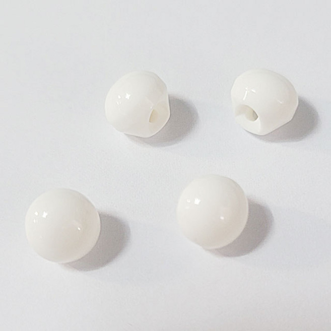동대문단추왕 셔츠 블라우스 콩터널 단추 8mm, 화이트, 20개