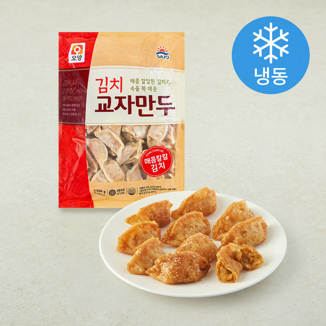 오양 김치 교자만두 (냉동), 1.35kg, 1개