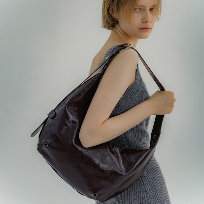 ALICE MARTHA Karon 斜背包, 深棕色