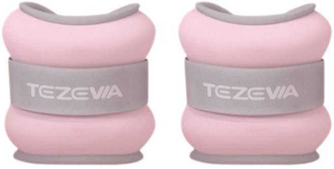 티앤비 스포츠 중량밴드 손발목 모래주머니 2p, 핑크, 0.3kg
