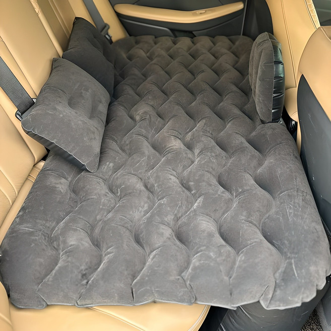 Urban Car 車用波浪一體式車宿充氣床墊, 詳見商品包裝或請洽境外廠商, 炭灰色