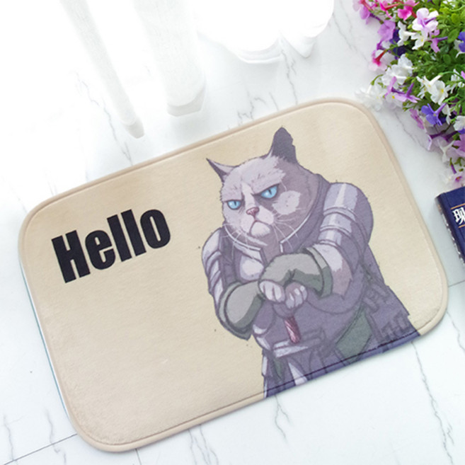 더플로우 유쾌통쾌 애니멀 하우스 거실 발매트, 03