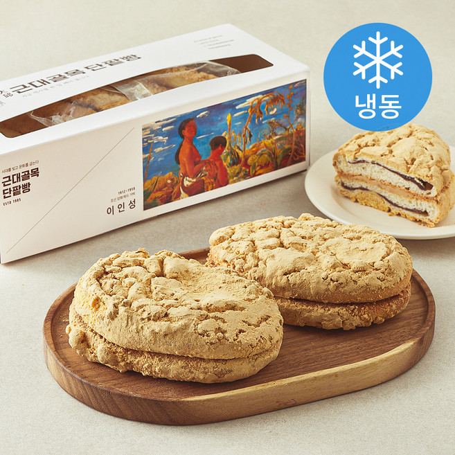 근대골목단팥빵 인절미 맘모스빵 (냉동), 220g, 3개입, 1개