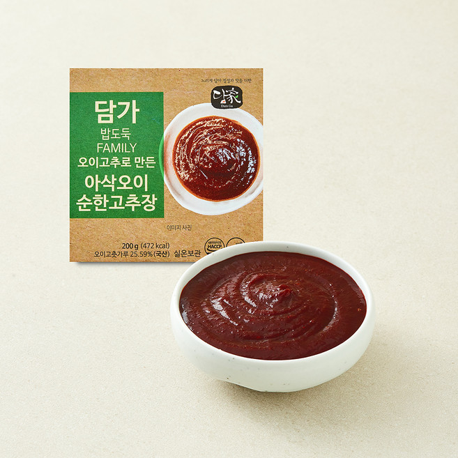 담가 오이고추로 만든 아삭오이 순한 고추장, 200g, 1개