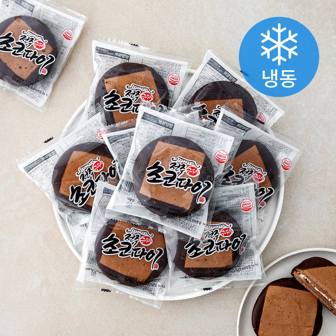 수제 전주 초코파이 (냉동), 70g, 10개
