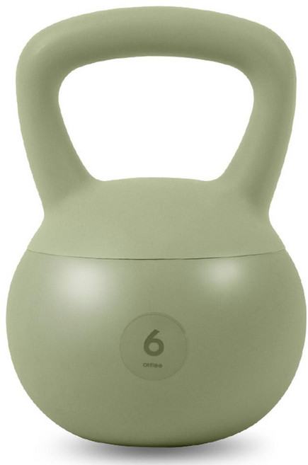 atflee 軟式壺鈴 卡其綠 6kg, 1個