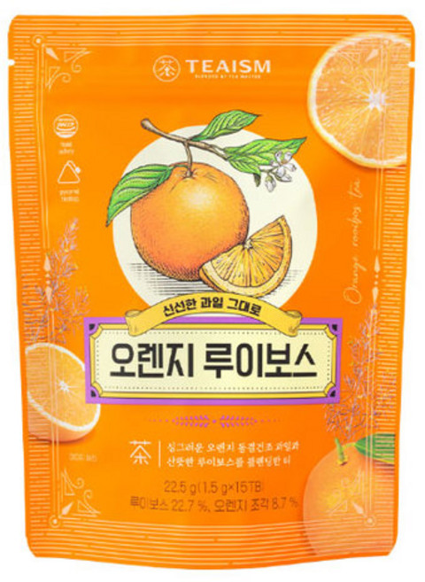 쌍계명차 오렌지 루이보스, 1.5g, 15개입, 1개