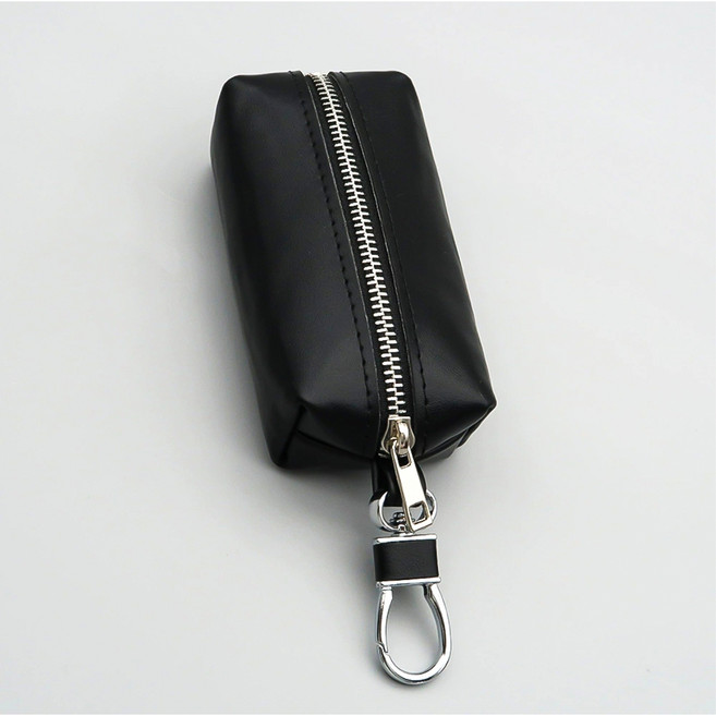 코히모 가죽 차키 케이스, 블랙, 5W0415BK11