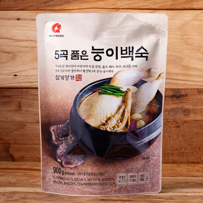 마니커에프앤지 5곡품은 능이백숙, 900g, 1개