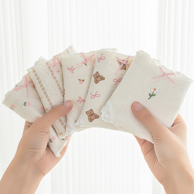 주니데이 리본튤립 학생 팬티 5종 세트