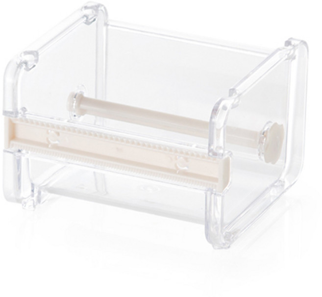 윰스 심플 컬러 마스킹 테이프 디스펜서, 아이보리, 1개