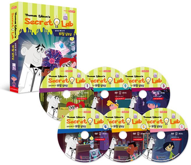 발명왕 에디슨의 비밀실험실 2집 DVD, 6CD