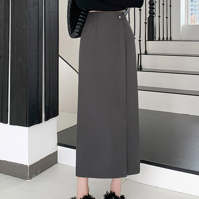 비비에모 베르나 정장 일자 롱 스커트 11565