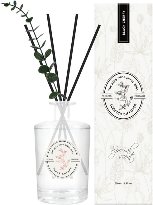더허브샵 센티드 디퓨저, 블랙체리, 500ml, 1개