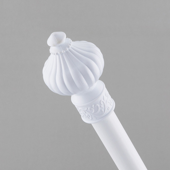 홈드레브 프리미엄 커튼봉 미파 25mm, 16자 (255~495cm), 화이트