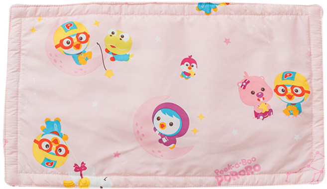 시은데코 아동용 뽀로로 별 베개커버, 핑크