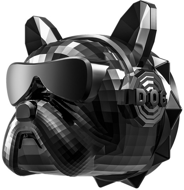 도그독 3세대 불독 메탈릭 블랙 차량용 방향제, 1개, 블랙체리