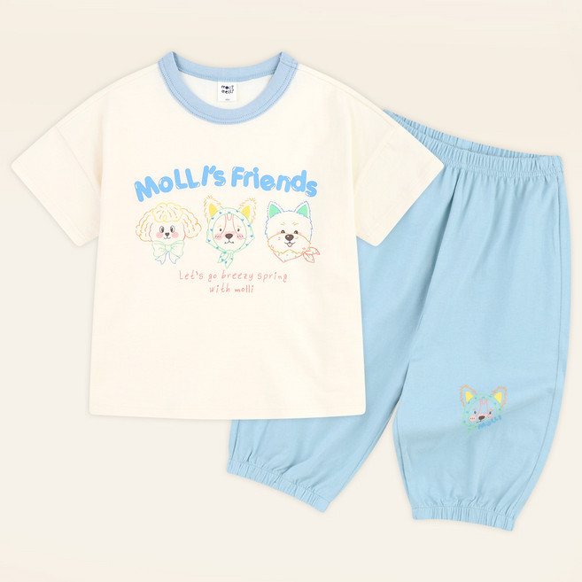 mollimelli Happy Friends 上下衣套裝