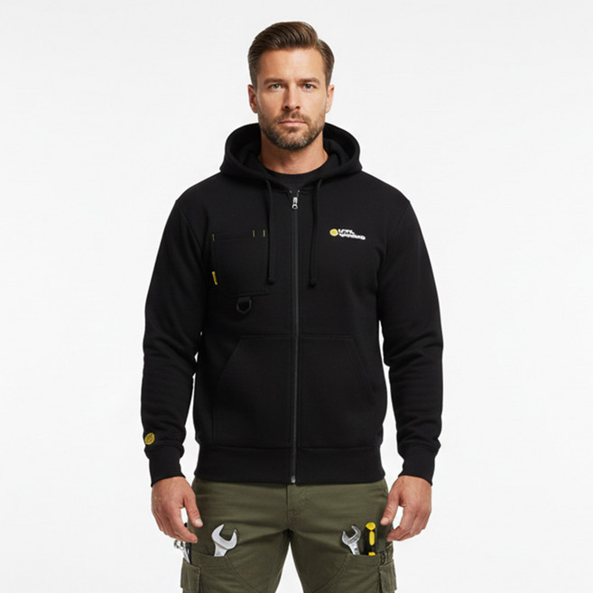 유틸웍스 남녀공용 포켓 후드 집업 UUCCHZE37007