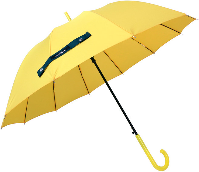 미치코런던 컬러 포인트 스트랩 자동 장우산