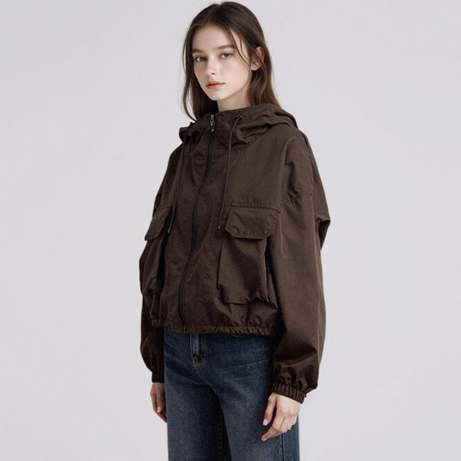 BURU N JUDY 口袋連帽抽繩外套 BORKJP506B