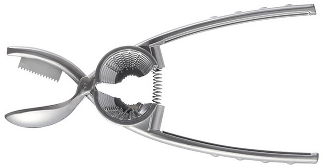 메오 밤 + 호두까기 2in1 가위, 실버, 1개