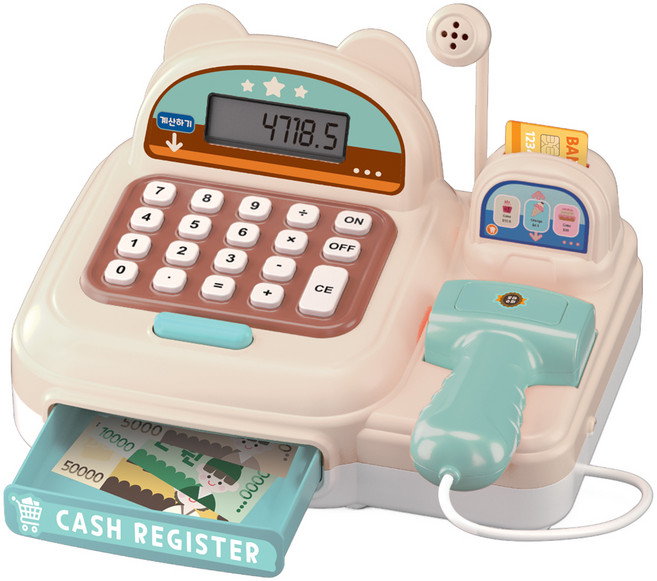 손오공 꼬마슈퍼 계산대, 혼합색상, 1개