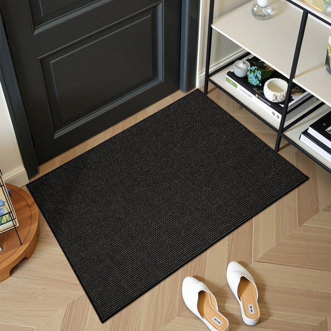 난리시스터즈 사무실 발매트 업소용 현관매트, 비날리 블랙, 1개