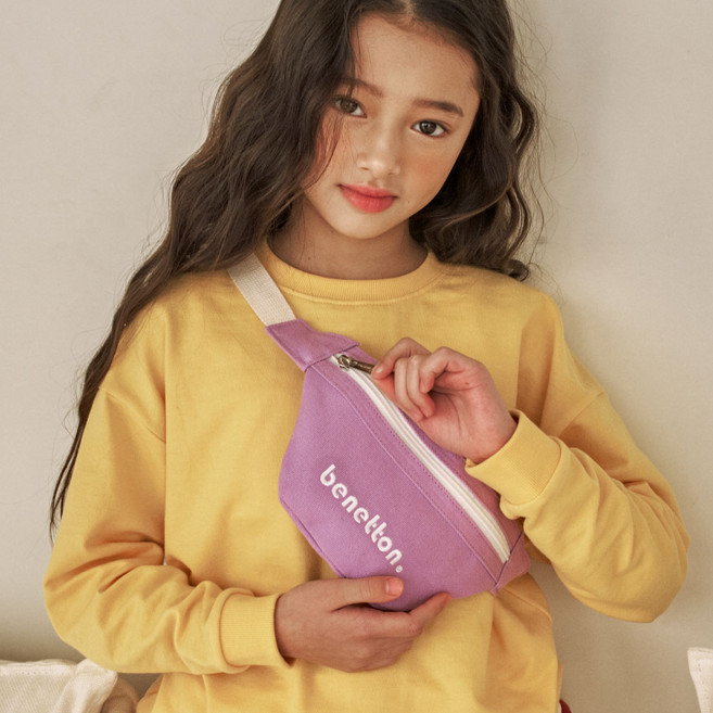 베네통키즈 힙색 가방