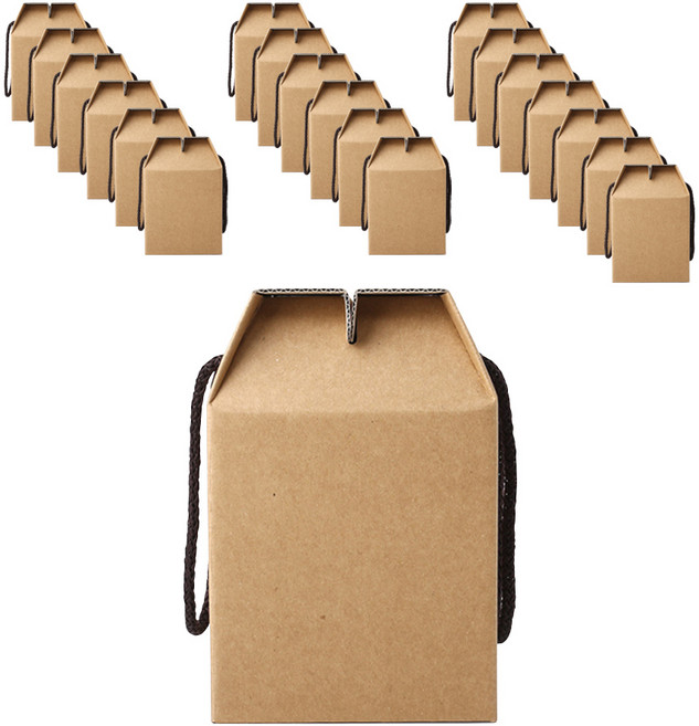 1000ml 유리병 무지 포장박스, 1000-1CF, 20개