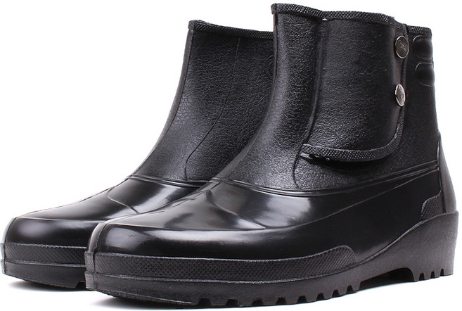 SUPERCOMET 男用輕量短筒橡膠工作雨靴