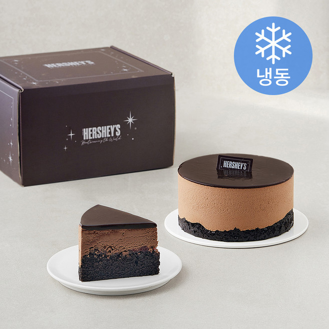 허쉬 모어 딥 쇼콜라 케이크 (냉동), 600g, 1개