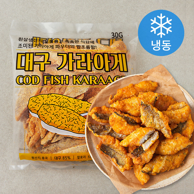 지엔씨푸드 대구 가라아게 (냉동), 600g, 1개