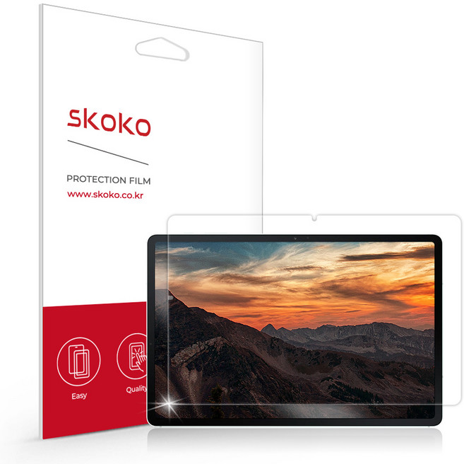Skoko 高畫質防眩光AR螢幕保護貼組, 混合色