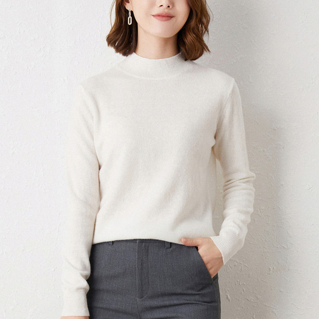 마켓에이 여성용 코아 반폴라 긴팔 니트