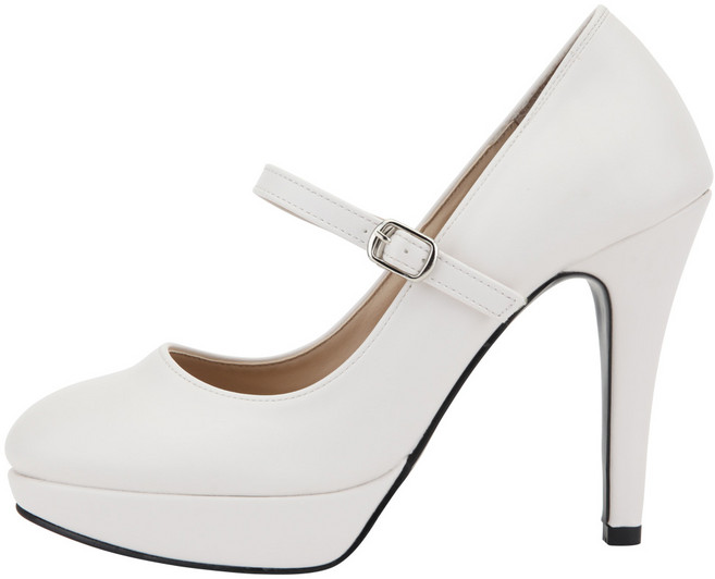 단골언니 여성용 로웰 가보시 메리제인 펌프스 힐 11cm