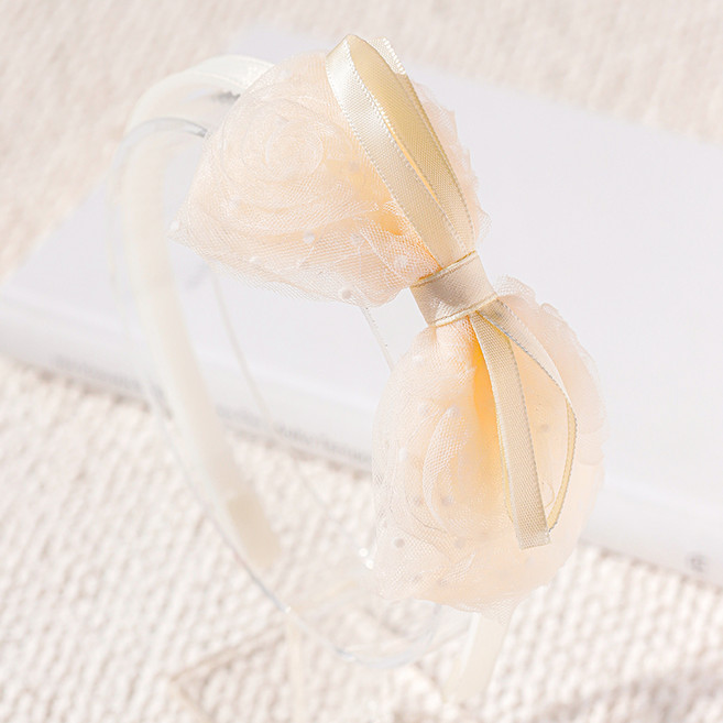 도도앤뉴 슈가로즈 리본 머리띠