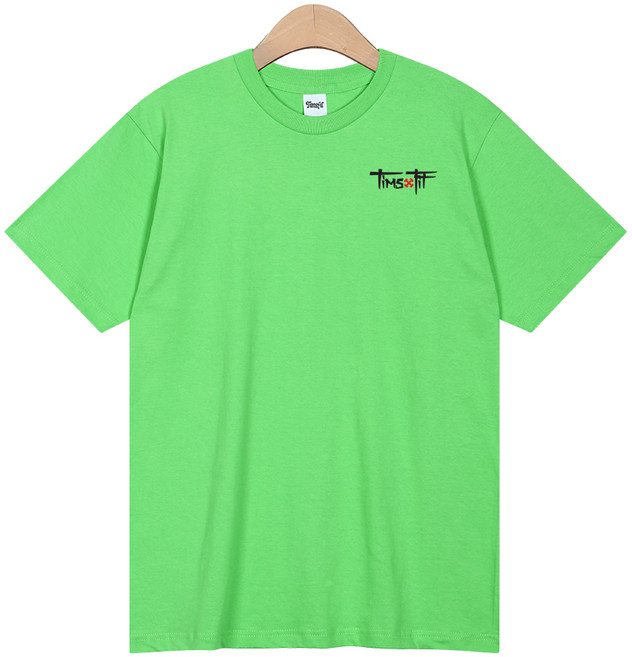 팀스핏 남녀공용 18수 프린팅 반팔 티셔츠