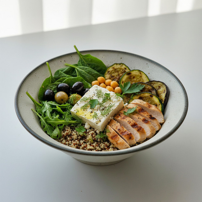 NICOTT 花生棕沙拉碗麵碗, 米色, 1個