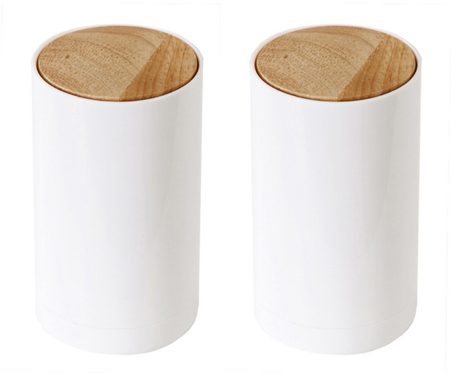 부스마켓 푸쉬형 이수씨개 홀더, White, 2개