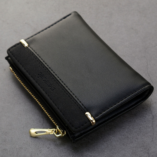 핸날 심플투톤 카드동전 반지갑