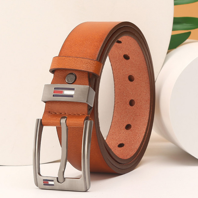 Elsso 男士大尺碼皮革皮帶